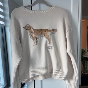 Ralph Lauren golden retriever sweater